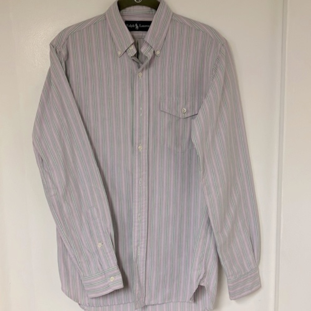 Ralph Lauren Mens Button-down Long Sleeve Shirt.